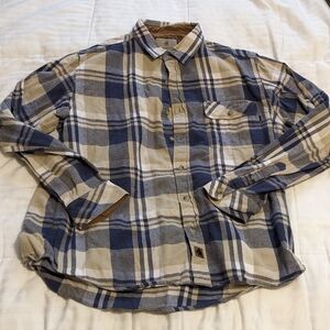 Legendary White tails cozy flannel shirt size large. 100% Cotton
